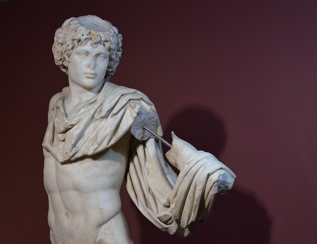Antinous portrayed as Androclus, the legendary founder of Ephesus and son of king Codrus of Athens, ca. 150 AD, from the Vedius Baths and Gymnasium complex at Ephesus, Izmir Archaeological Museum, Turkey