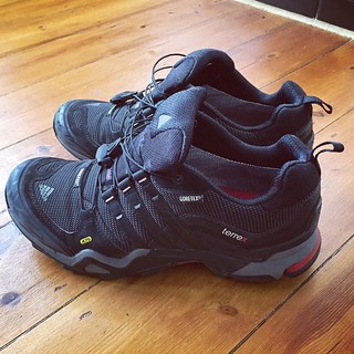 My now semi-retired Fast Technical Walking Shoes. Loved by… | Flickr