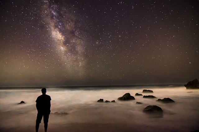 Milky Way Watcher (Edited).. @El Matador Beach