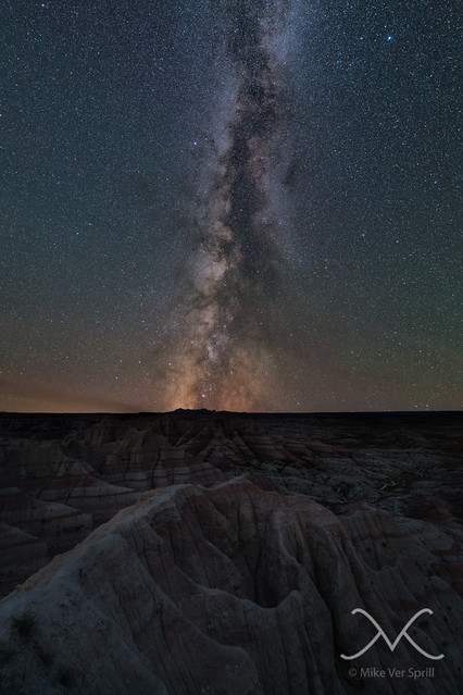 Panorama Point Milky Way Badlands South Dakota