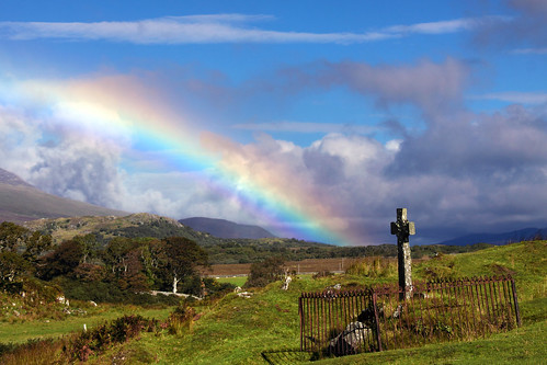 scotland rainbow islay hebrides kildalton