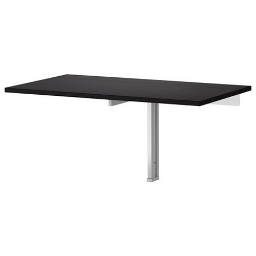 Ikea Bjursta Wall-mounted Drop-leaf Table Brown-black | by sectionalsofas1