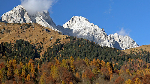 italy veneto alps easternalps dolomites palagroup mountains autumn