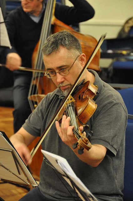 Baroque Strings chamber orchestra tutorial with Pavlo Beznosiuk, East London Tabernacle, Mile End, Monday 16 March 2015