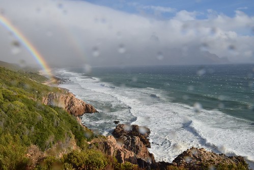 travel sea sky cloud seascape water rain southafrica coast rainbow 2015 nikond5300 paddybb