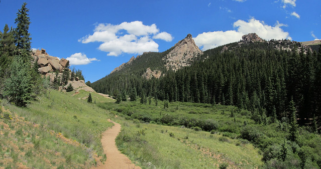 The Crags - west side approach of Pikes Peak