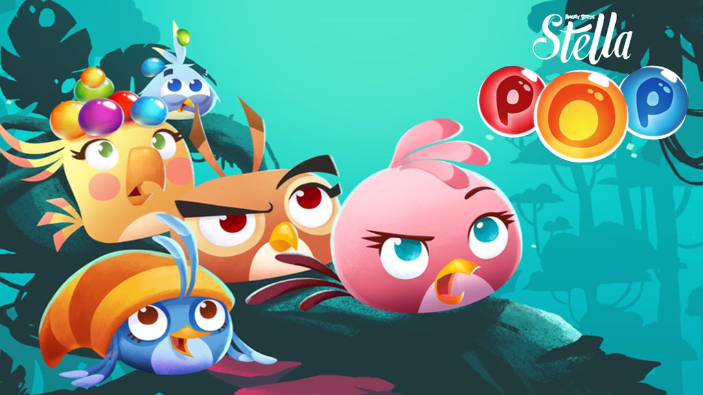 angry birds bubbles wallpaper