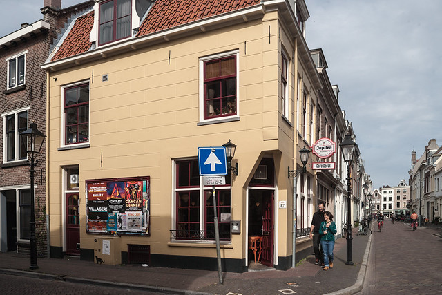Cafe Derat. Junction of Springweg and Lange Smeestraat, Utrecht.