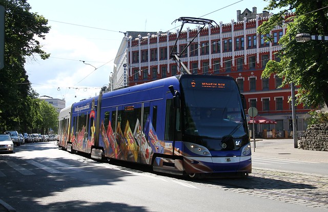 Trams in Riga - Tram nr 57060 - lijn6 - 6/06/2016.