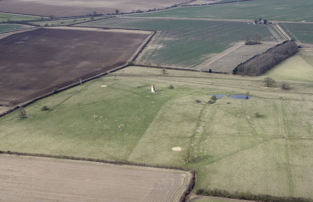 The lost village of Godwick aerial image