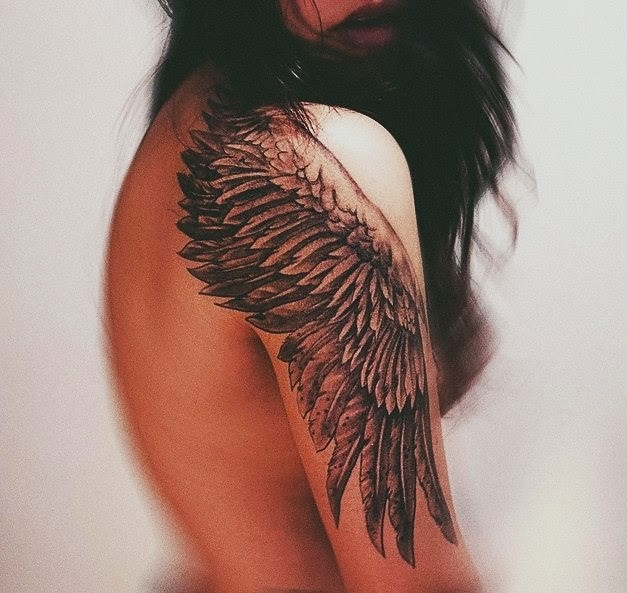 Wings tattoo for men and women