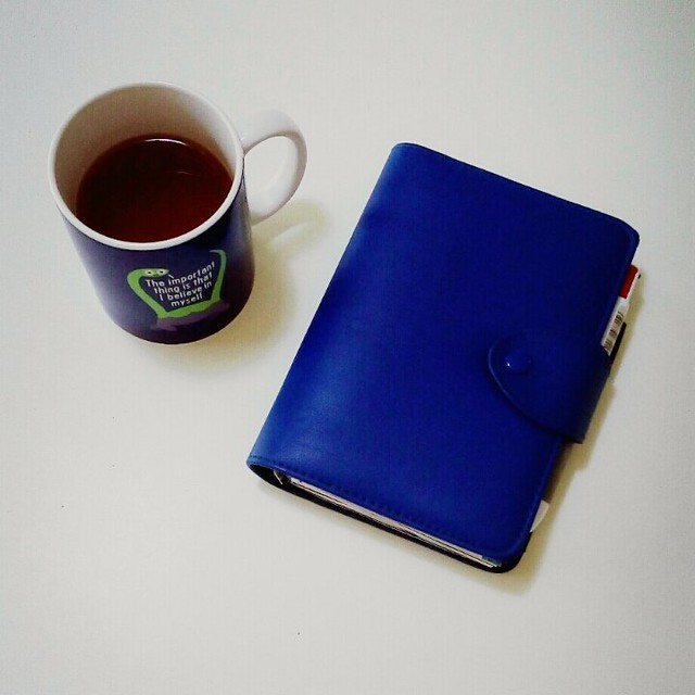 Tea with my New Planner! :D