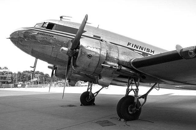 OH-LCH Finnish Airlines Douglas C-53C Skytrooper