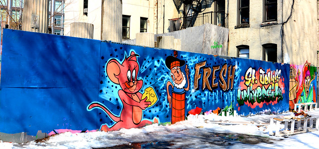 Mural. Lower Manhattan. Centre Fuge Project.