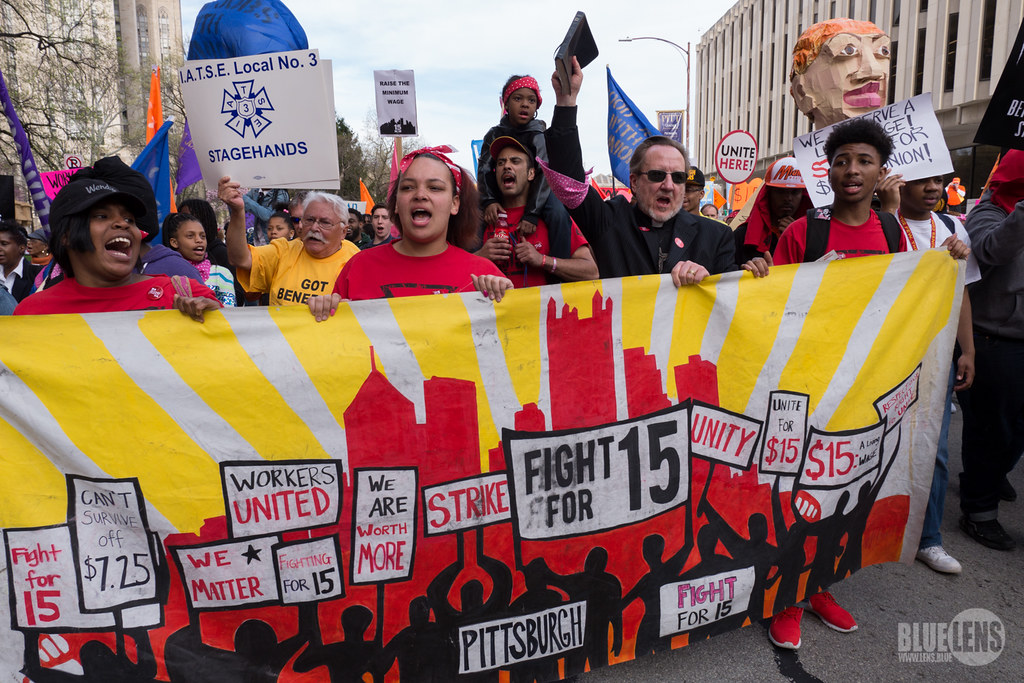 Pittsburgh Protest FightFor15-1330361 | #FightFor15 protest in Pittsburgh, PA o… | Flickr