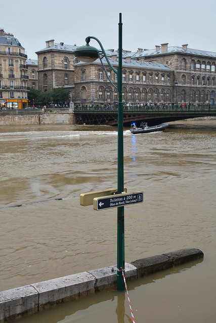 Crue de la Seine 2016 - Paris, Voies sur berges rive droite