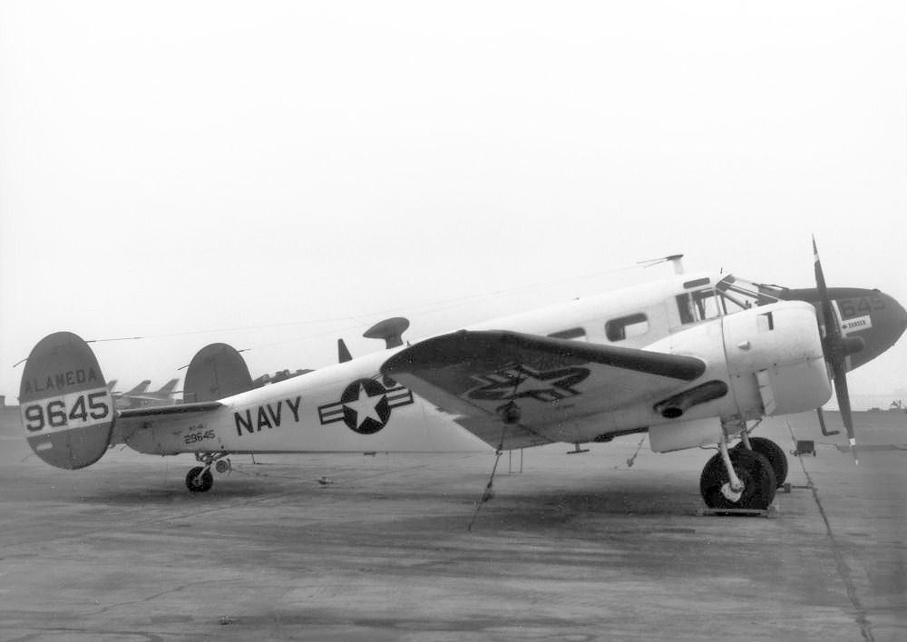 Beech RC-45J (BuNo 29645) at NAS Alameda