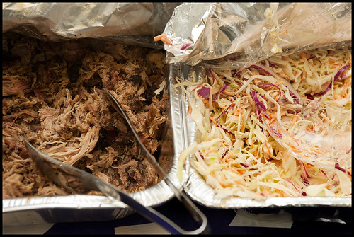 Lunch from The Joint. WWOZ 2015 Spring Pledge Drive day 8. Photo by Ryan Hodgson-Rigsbee www.rhrphoto.com