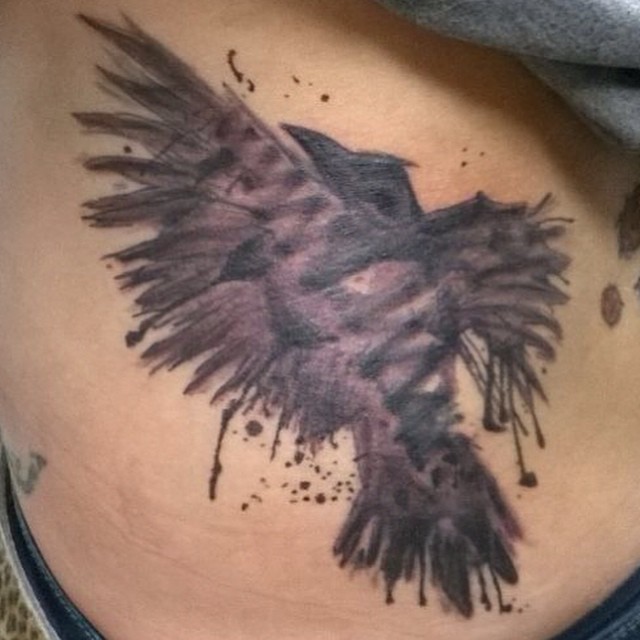 Maciej Karśnicki on Instagram: “Kruczki... #tattoodesigns #crow #raven  #raventattoo #crowtattoo #flashtat… | Tattoo sketches, Crow tattoo design,  Black crow tattoos
