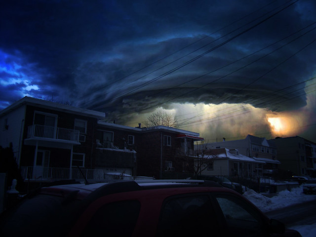 A Massive Hurricane Over Meagher Ave BX NY: Robert Bogdany