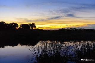 Sunrise over Lake Jesup, Florida