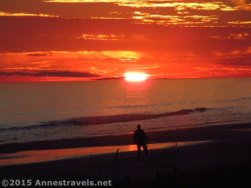 Sunset on Holden Beach, North Carolina