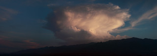 Thunderhead over Mount Graham