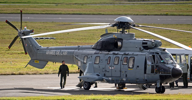 2235:FZ AS332L-1 Super Puma,Armee De L'Air,@ Edinburgh,Scotland,12:10:15