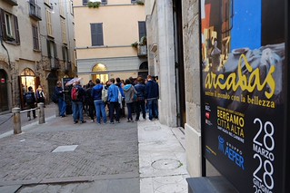 18 aprile 2015 — Mostra di Arcabas in Città Alta (Bergamo)