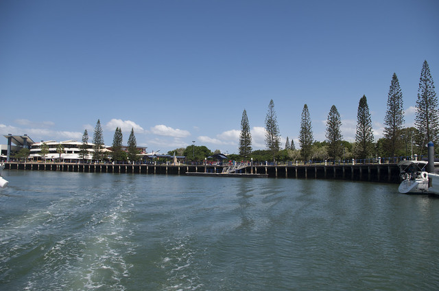 View of Raby Bay Marina from the water