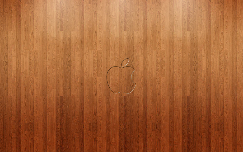 Apple Logo in Wood Desktop Wallpaper For Mac | Apple Logo in… | Flickr