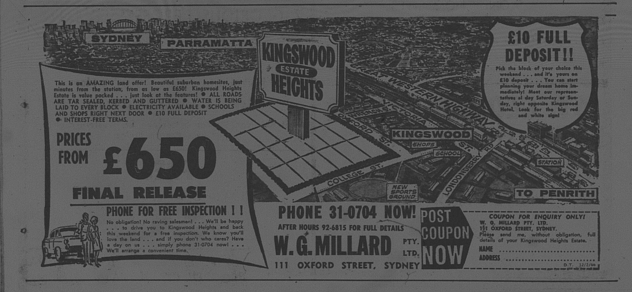 Kingswood Heights February 12 1966 daily telegraph 50