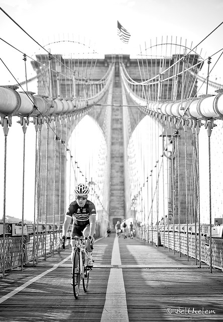 Crossing the bridge, New York