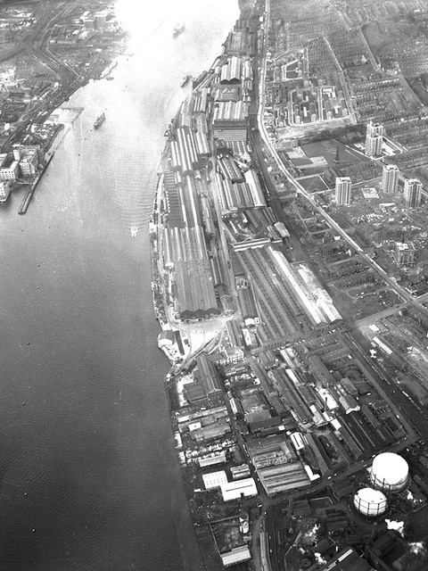 Aerial view of the Elswick Works