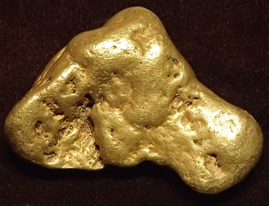 Gold nugget (placer gold) (Pennsylvania Mountain, Alma Min… | Flickr