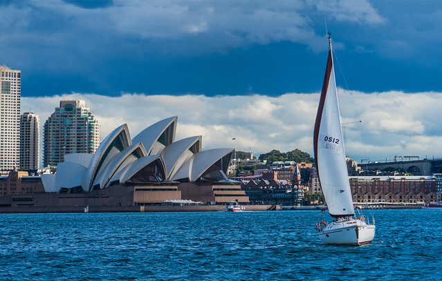 Sailing In The Sydney Harbour