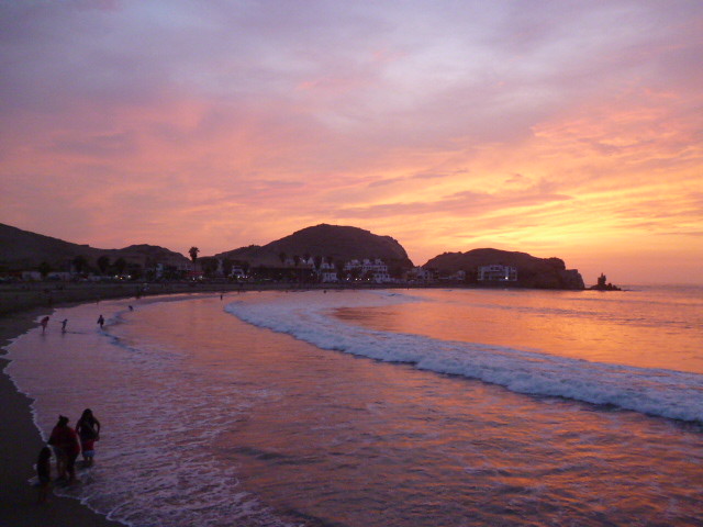 after sunset Cerro Azul