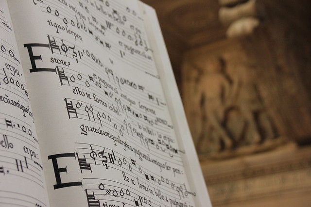Music Score, Museo dell'Opera del Duomo, Florence, Italy