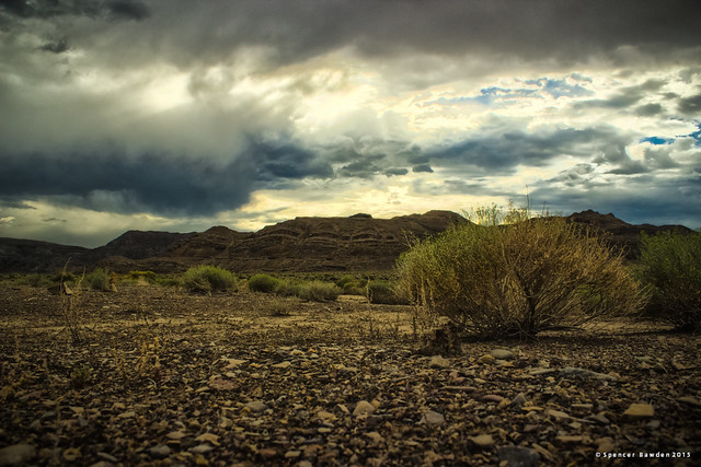 Stormy Desert
