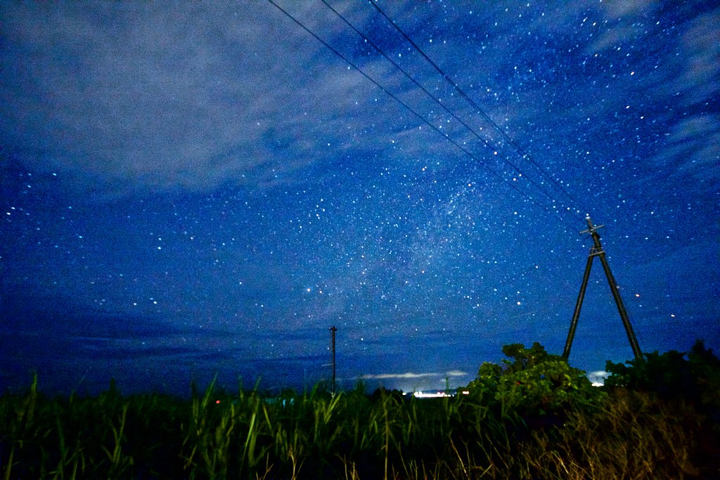 ゆにの浜近くから かすかに天の川銀河 高画質版 Milky Way Vanda2 Flickr