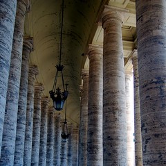 Pillars at Piazza San Pietro (St. Peter's Square), Vatican City