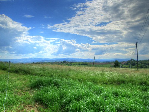 sky grass landscape countryside village country serbia hdr selo srbija nebo trava pejzaz poljanice