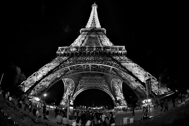 Eiffel Tower fisheye