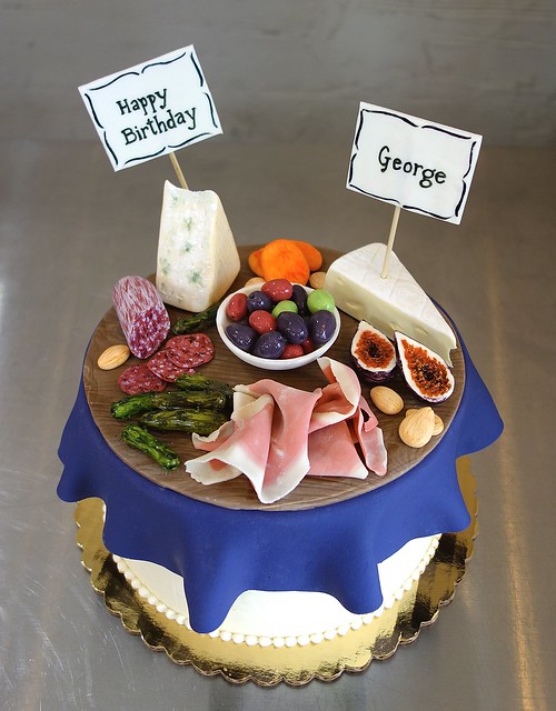 Cheese and Charcuterie Cake - Deluxe Version!