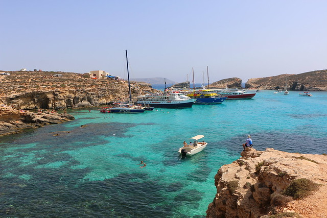 Blue lagoon. Comino, Malta