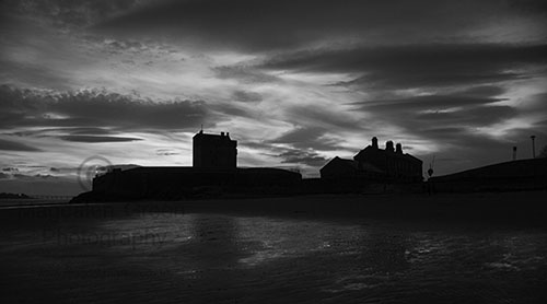 Eerie Gothic View - Broughty Ferry Castle - Broughty Ferry - by Dundee Scotland