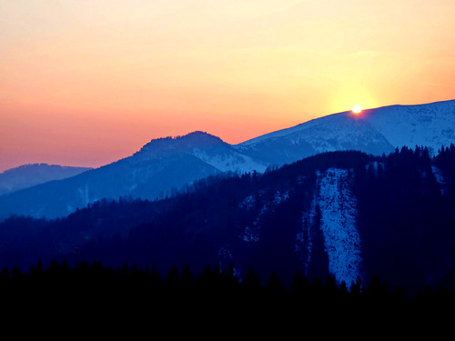 sunset slovakia donovaly