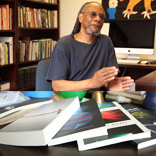 "Poetry is the slow-cooking movement of literature." Nathaniel Mackey, famed poet and Reynolds Price Professor of Creative Writing at Duke University, talks about how #poetry can offer refuge from our fragmented distractible times: bit.ly/mackeysong. @art