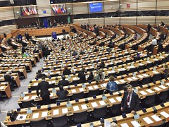 Insediamento al Parlamento Europeo