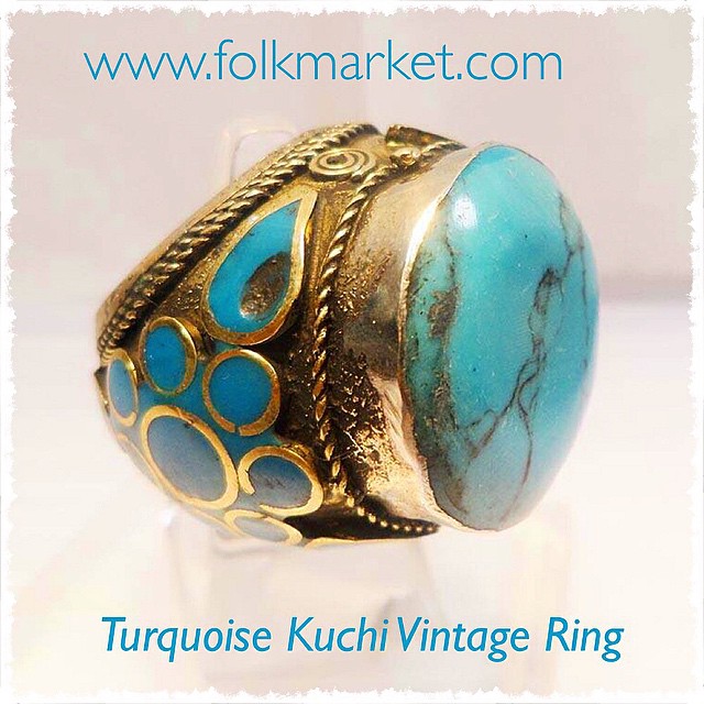 #Afghan #Antique #Tribal #kuchi #ring Order 📝: www.folkmarket.com *     🍀       ☀ *🍀🍀  *     * 🍀🍀🍀    ** 🍀🍀:four_l